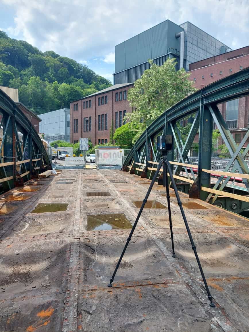 3D-Vermessung Wuppertaler Brücke
